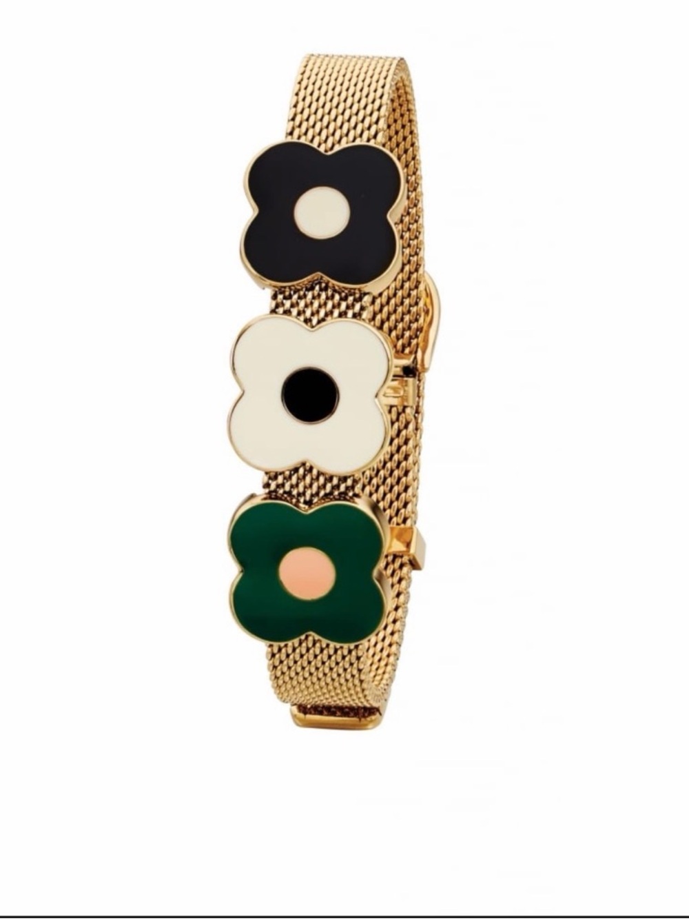 Orla Kiely Abacus green white and black bracelet